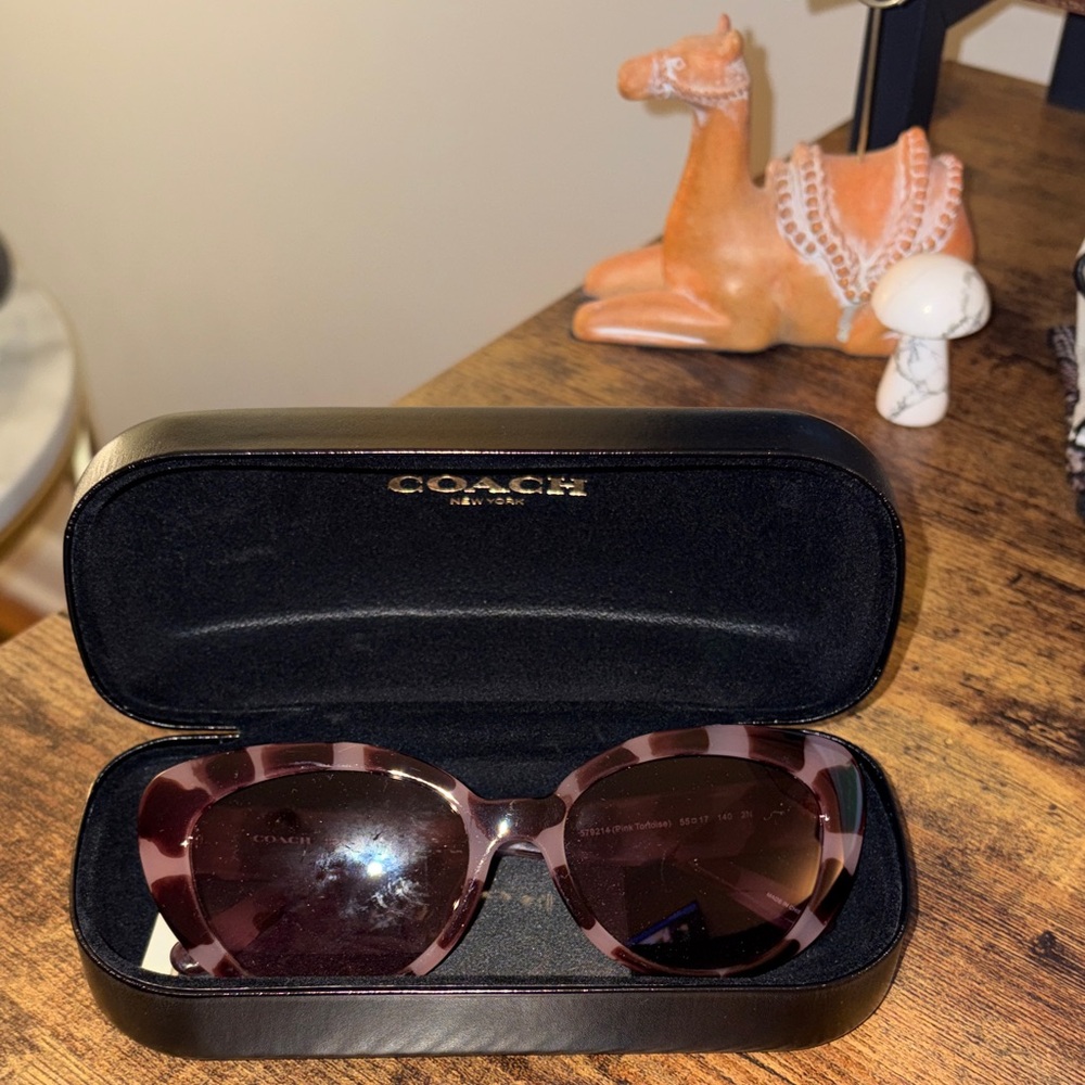 Coach Women's Sunglasses with Brown Pattern